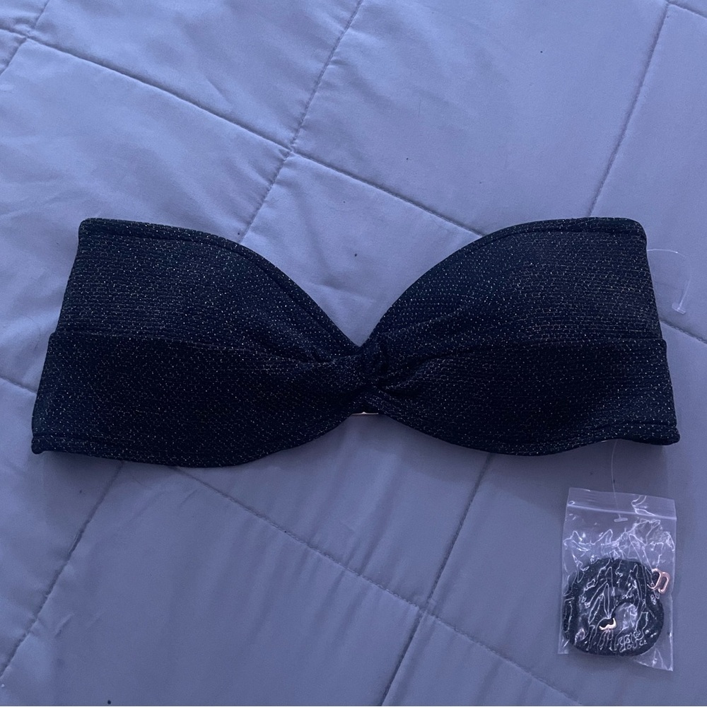 Seafolly Stardust Twist Bandeau Bikini Top | Women’s Bikini Top | NWOT - Picture 4 of 14
